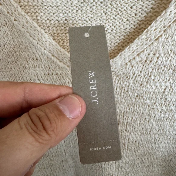 NWT J.Crew Swing Flare Sleeve sweater in cream size small - Picture 4 of 9